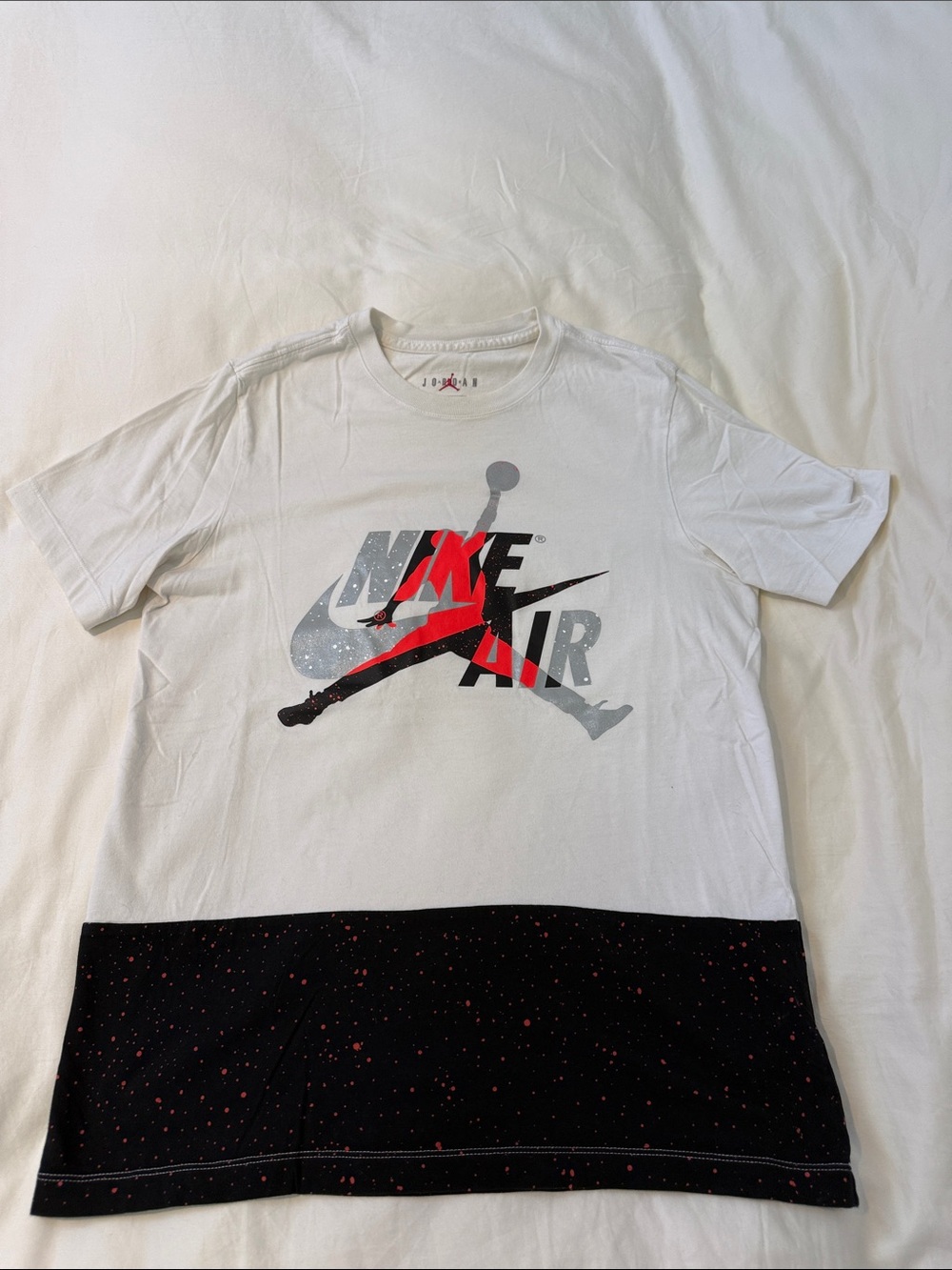 Nike White, Black & Red Air Graphic Tee